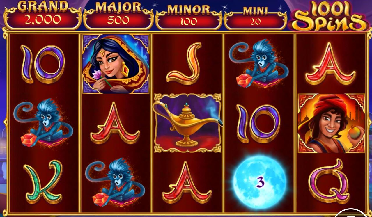 1001 Spins Gameplay 1