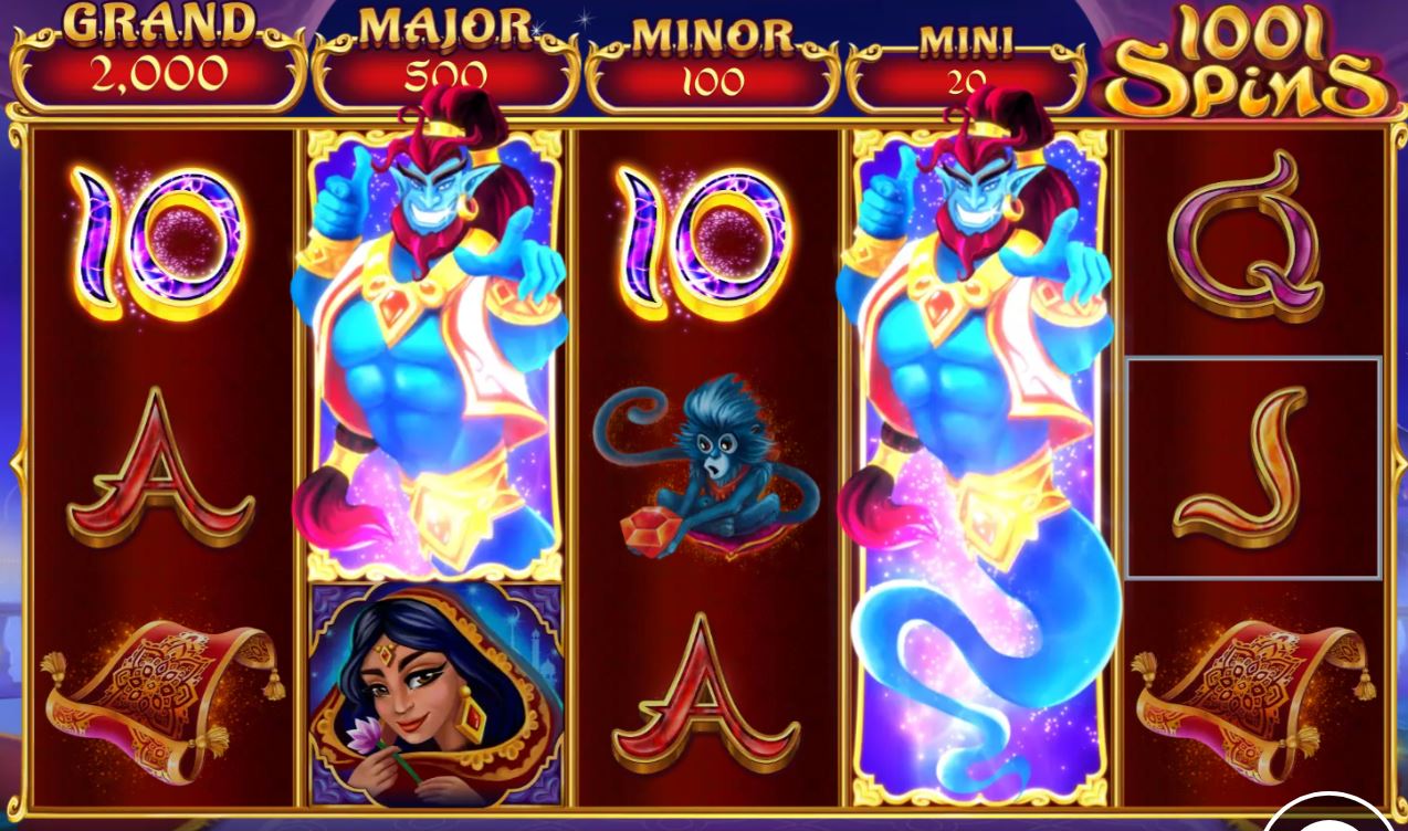 1001 Spins Gameplay 2