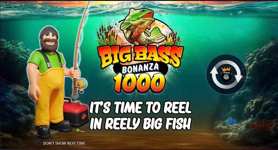 Big Bass Bonanza 1000 Gameplay Screen 1