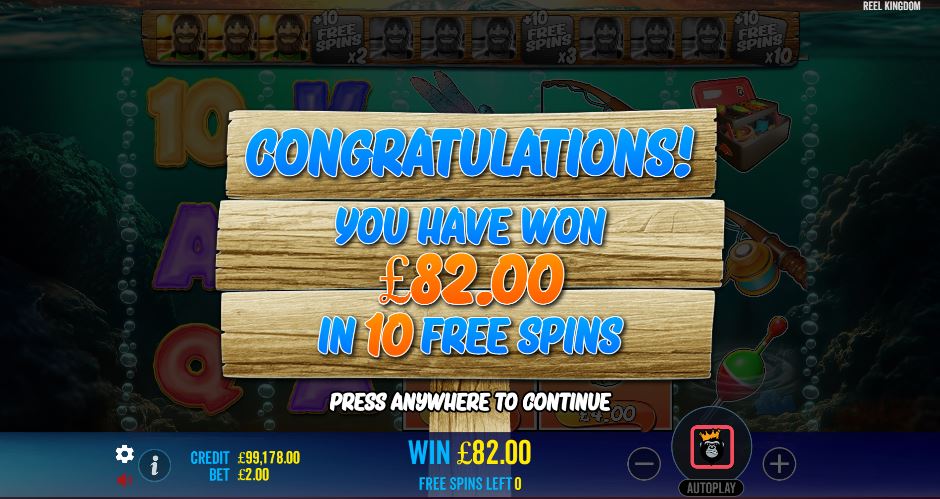 Big Bass Bonanza 1000 Gameplay Screen 6