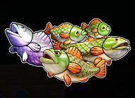 Fish money symbols