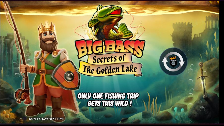 Big Bass Secrets of the Golden Lake Gameplay screen 1