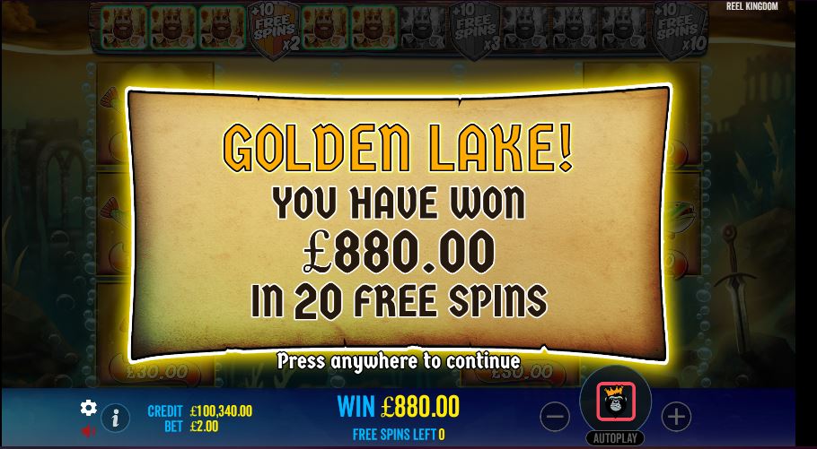 Big Bass Secrets of the Golden Lake Gameplay screen 5