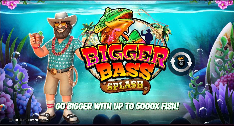 Bigger Bass Splash Gameplay screen 1