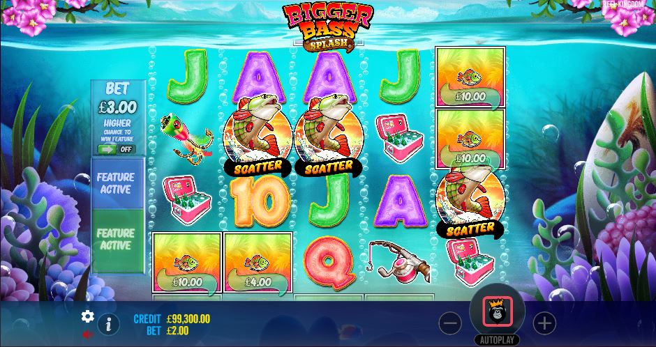 Bigger Bass Splash Gameplay screen 3