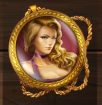 Gunslinger - Medium Paying Symbol Pretty Girl in Mirror