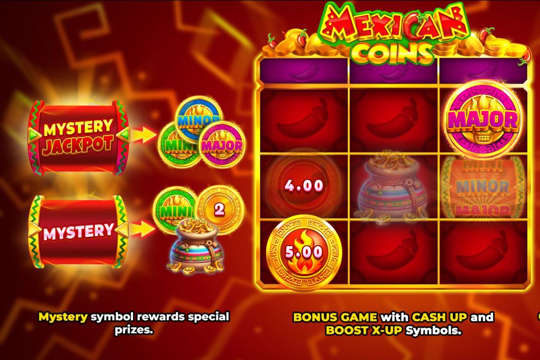 Mexican Coins Cash Up Series Gameplay screen 1