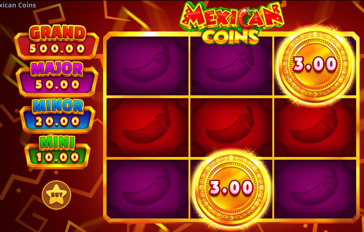 Mexican Coins Cash Up Series Gameplay screen 2