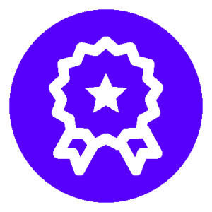 Circle badge icon