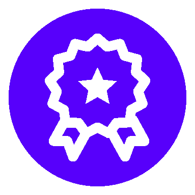 Circle badge icon
