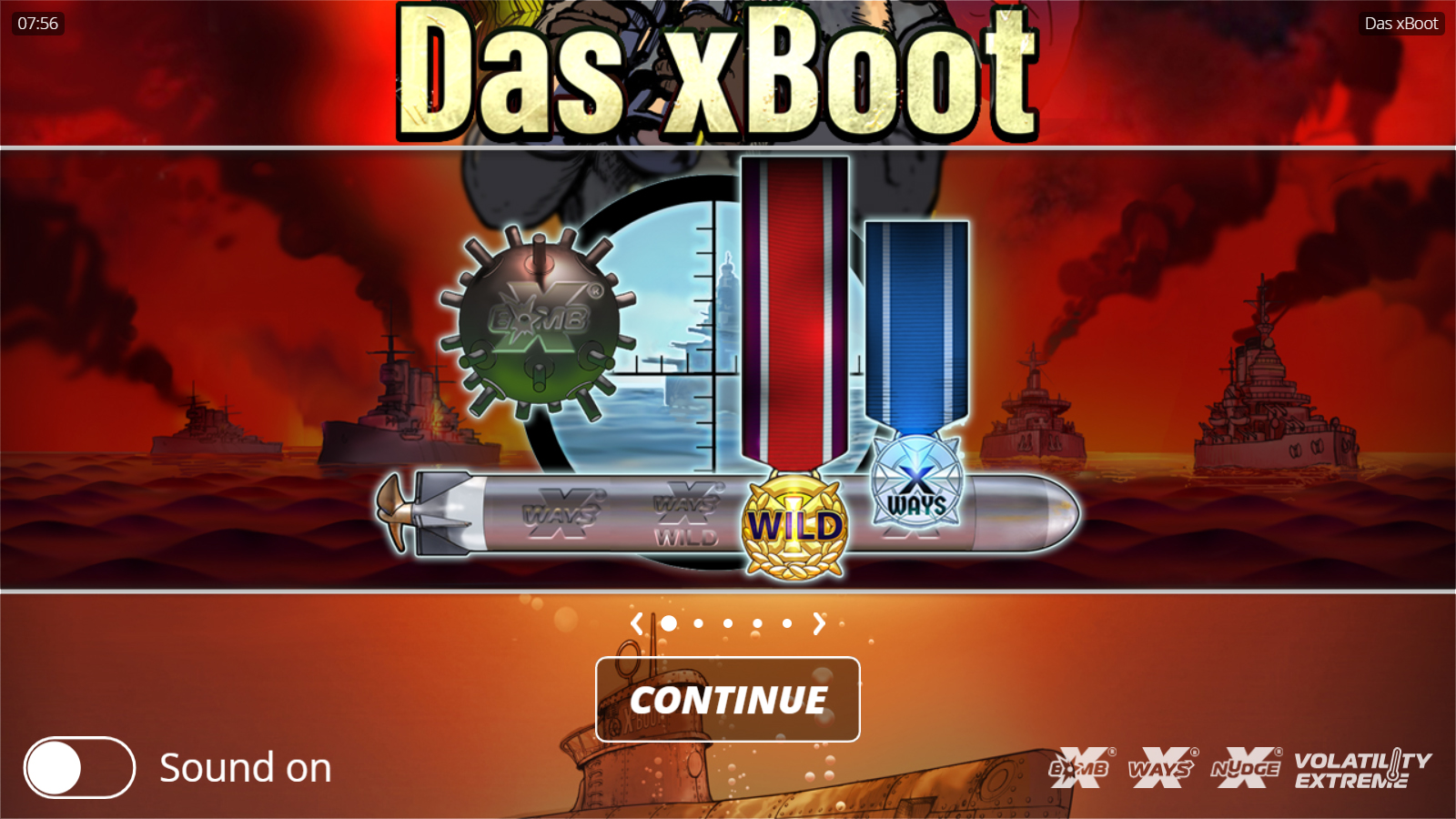 Das xBoot game screen 1
