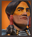 Money Train 4 online pokie paying symbols native american