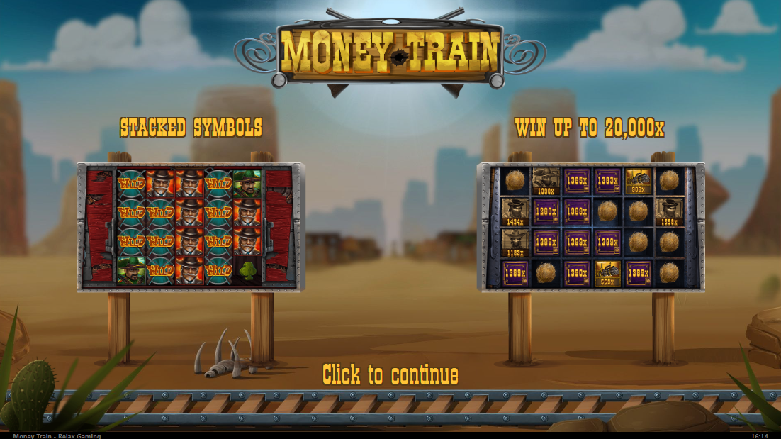 Money Train online pokie by Relax Gaming bonus features