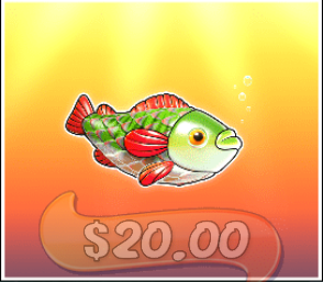 Big Bass Boom online pokie by Pragmatic Play fish money symbol
