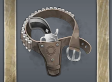 Dead or Alive online pokie gun paying symbol